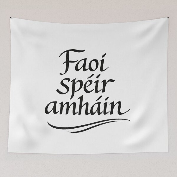 Item preview, Faoi spéir amháin – Irish Handwritten Phrase | Under One Sky designed and sold by bazstees54.
