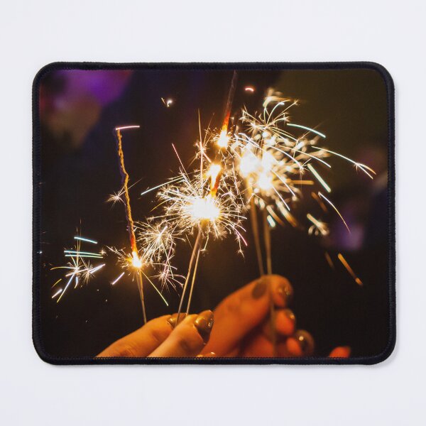 Item preview, Celebration With Sparklers At Night: Hands Holding Sparklers For Party Fun designed and sold by Nmallia.