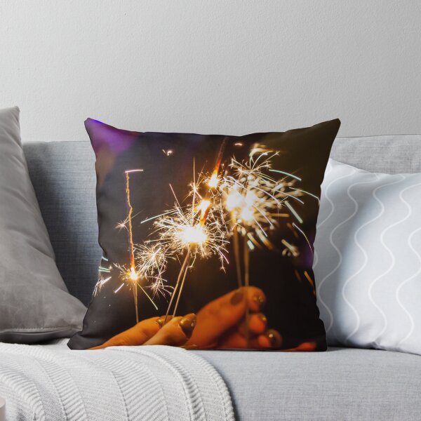 Item preview, Celebration With Sparklers At Night: Hands Holding Sparklers For Party Fun designed and sold by Nmallia.