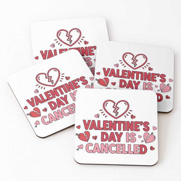 Item preview, Funny Valentine’s Day Shirt – Valentine’s Day Is Cancelled Tee designed and sold by Muzgle.