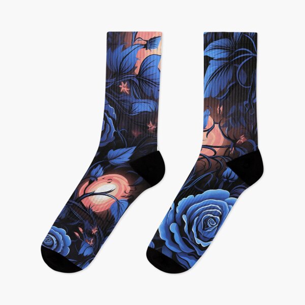 Item preview, Nightshade Bloom: Midnight Roses and Ethereal Glow designed and sold by CharlieDesings.
