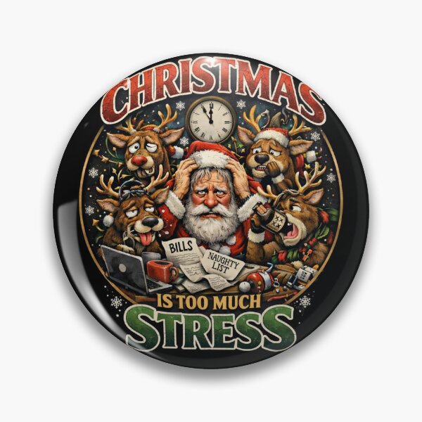 Item preview, Christmas Is Too Much Stress designed and sold by MojaveTradePost.