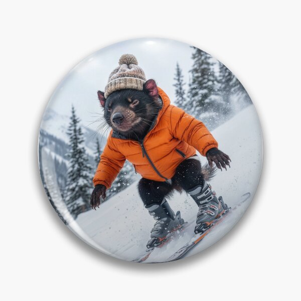 Item preview, Tasmanian Devil Shreds the Slopes designed and sold by Tridentulus.