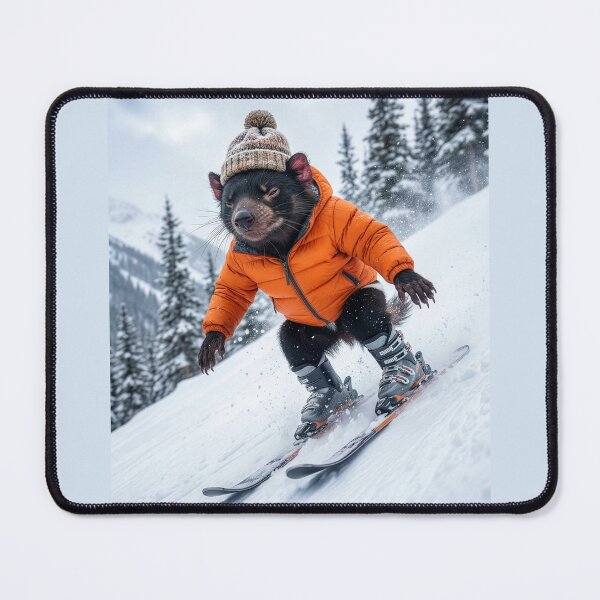 Item preview, Tasmanian Devil Shreds the Slopes designed and sold by Tridentulus.