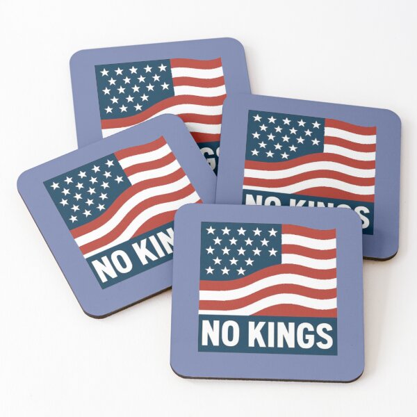 Item preview, "No Kings" slogan used in the US during mass protests designed and sold by JaroDesign2023.
