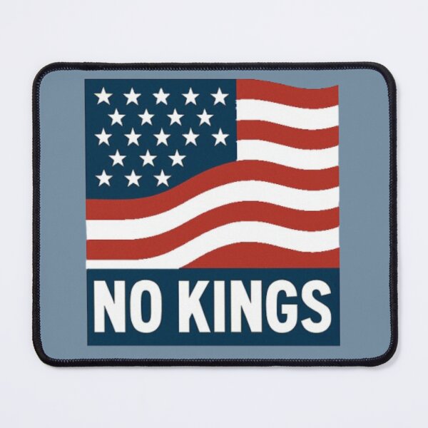 Item preview, "No Kings" slogan used in the US during mass protests designed and sold by JaroDesign2023.