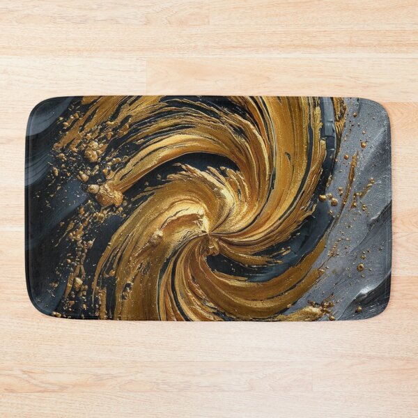 Item preview, Luxury Gold Black Marble Swirl Abstract designed and sold by Ed & Harmony.