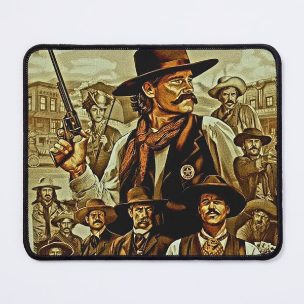 Item preview, Frontier Justice - Vintage Wild West Outlaw & Lawman Poster designed and sold by Art's Diner.