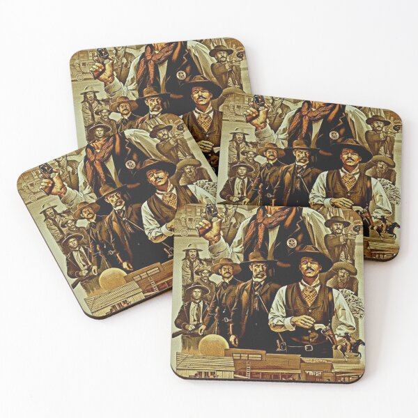 Item preview, Frontier Justice - Vintage Wild West Outlaw & Lawman Poster designed and sold by Art's Diner.