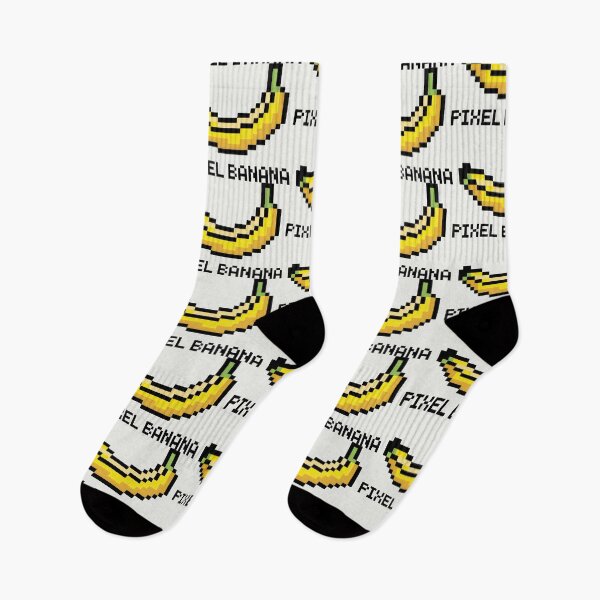 Item preview, Pixel Banana – Retro 8-Bit Fruit Illustration with Gaming Vibes designed and sold by SplashTastic.