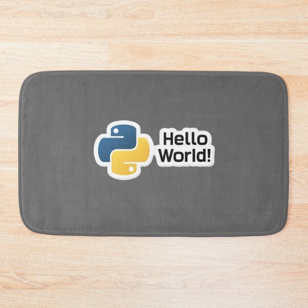 Item preview, Hello World Programming Sticker designed and sold by TinyJoy Studio.