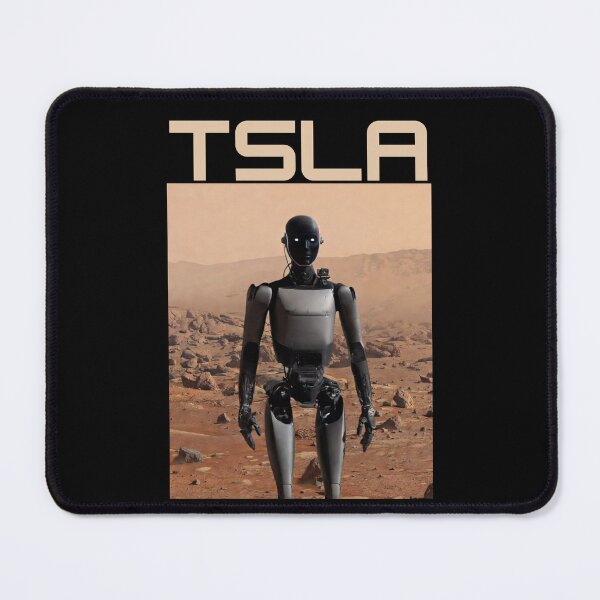 Item preview, tesla humanoid robot art designed and sold by TEEJAMBOREE.