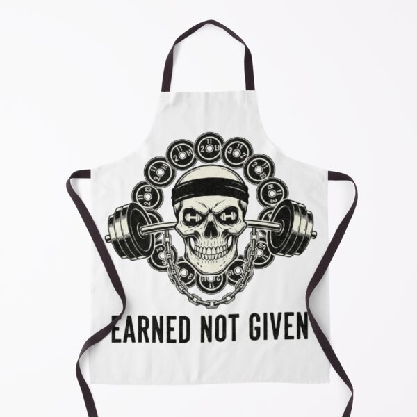 Item preview, Hardcore Gym Skull with Barbells and Chains designed and sold by t-shirt studio.
