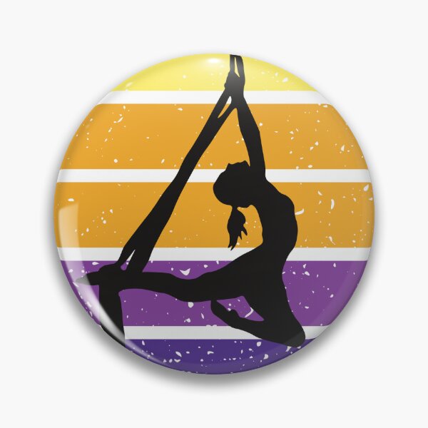 Item preview, Aerial Silks Retro Sunset, Purple and Gold designed and sold by DropsOfOcean.