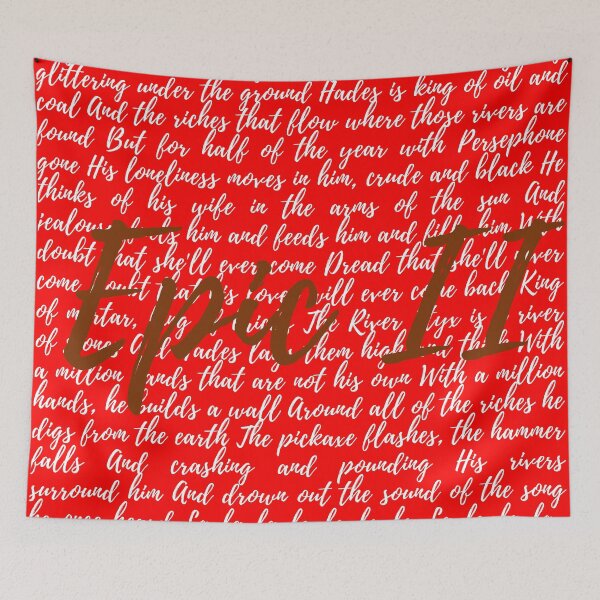 Item preview, Hadestown Lyrics designed and sold by broadwaygirl142.