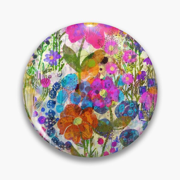 Item preview, Craft Maximalist Garden -Joyful Layered Floral Art designed and sold by Mysooni.