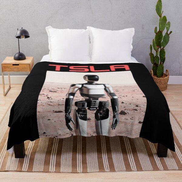 Item preview, tesla humanoid robot art designed and sold by TEEJAMBOREE.