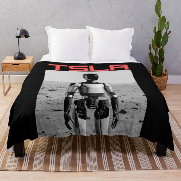 Item preview, tesla humanoid robot art designed and sold by TEEJAMBOREE.