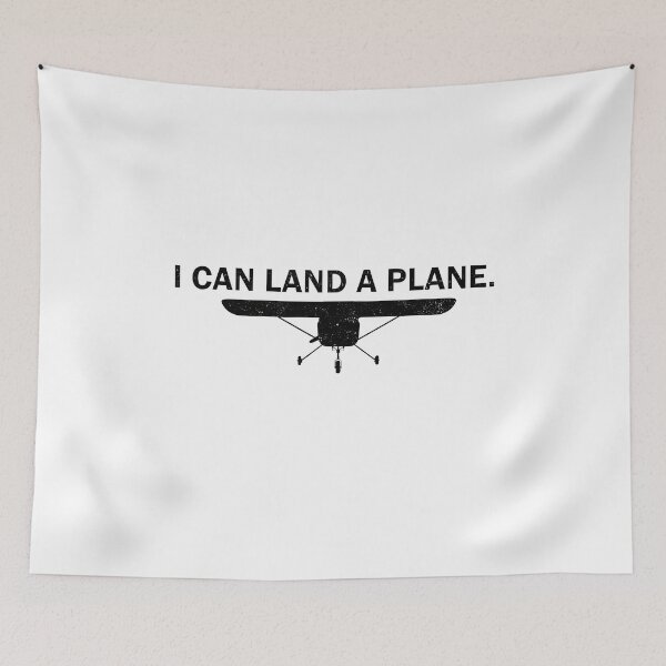 Item preview, I Can Land a Plane T-Shirt, Minimal Aviation Humor Shirt Gift, Pilot Saying Graphic Tee, Airplane Lover Aviator Shirt designed and sold by JoyBoyStudio1.