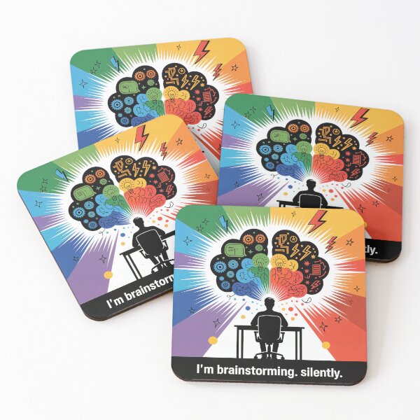 Item preview, I’m Brainstorming. Silently. – Creative Mind & Idea Explosion Design designed and sold by WatchesAndMore.