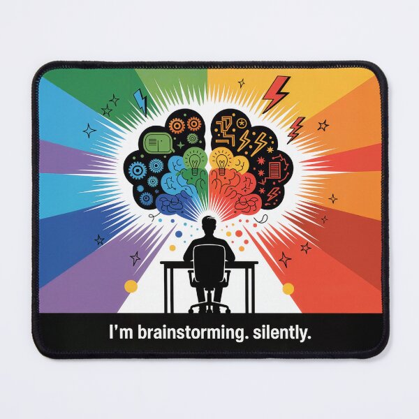 Item preview, I’m Brainstorming. Silently. – Creative Mind & Idea Explosion Design designed and sold by WatchesAndMore.