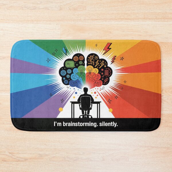 Item preview, I’m Brainstorming. Silently. – Creative Mind & Idea Explosion Design designed and sold by WatchesAndMore.
