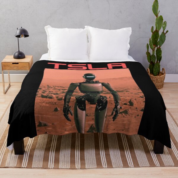 Item preview, tesla humanoid robot art designed and sold by TEEJAMBOREE.