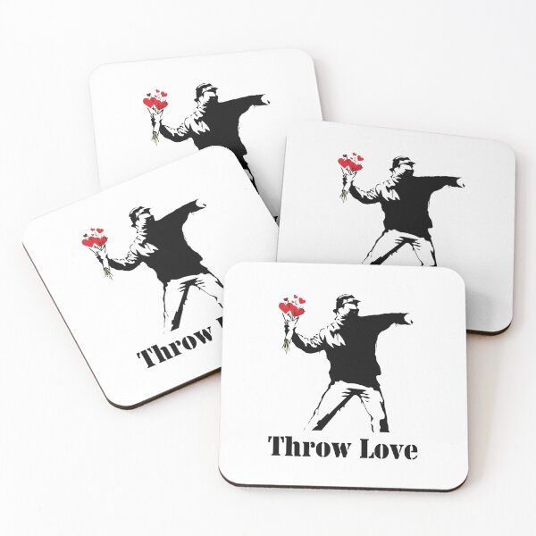 Item preview, Throw Love Street Protest Art designed and sold by AnnDesignStudio.