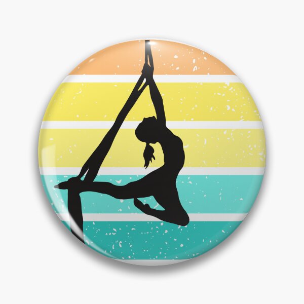 Item preview, Aerial Silks Retro Sunset, Turquoise and Gold designed and sold by DropsOfOcean.