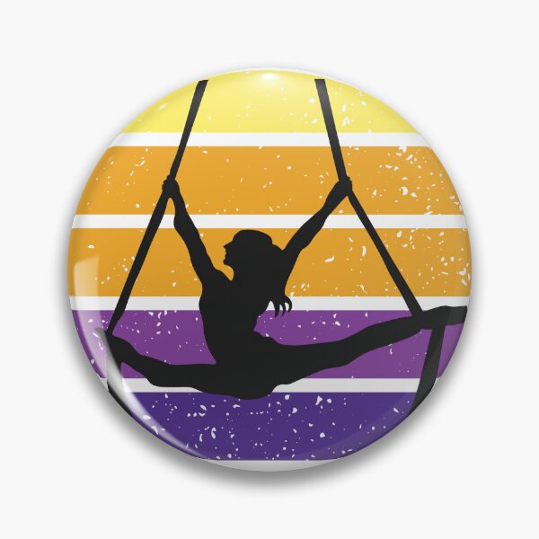 Item preview, Aerial Silks Retro Sunset, Purple and Gold designed and sold by DropsOfOcean.
