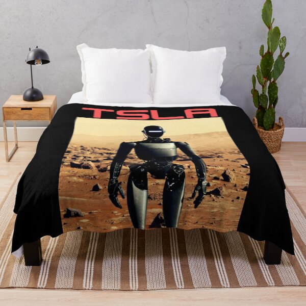 Item preview, tesla humanoid robot art designed and sold by TEEJAMBOREE.