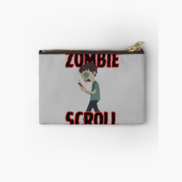 Item preview, Zombie Scroll | Funny Phone Addiction Zombie Cartoon designed and sold by Lunaria Arts.