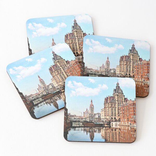 Item preview, The River from Sycamore St, Milwaukee c1901 designed and sold by Susan Savad.