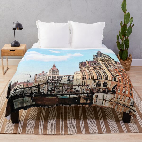Item preview, The River from Sycamore St, Milwaukee c1901 designed and sold by Susan Savad.