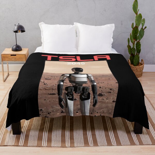 Item preview, tesla humanoid robot art designed and sold by TEEJAMBOREE.