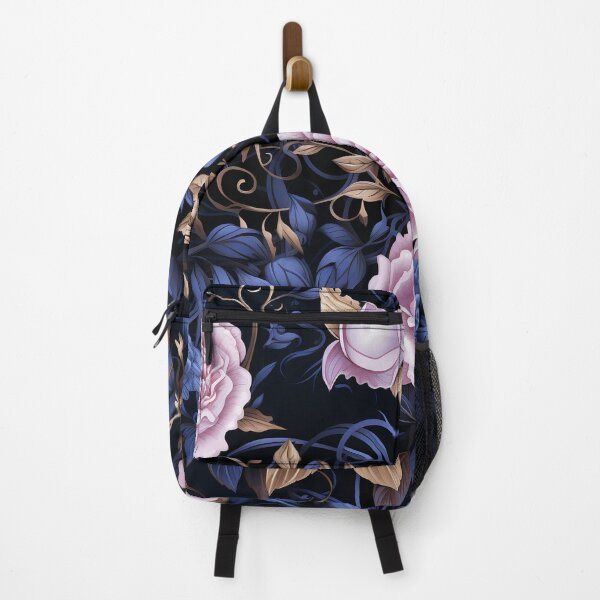 Item preview, Golden Twilight Garden: Luminous Blue Roses and Enchanted Vines designed and sold by CharlieDesings.