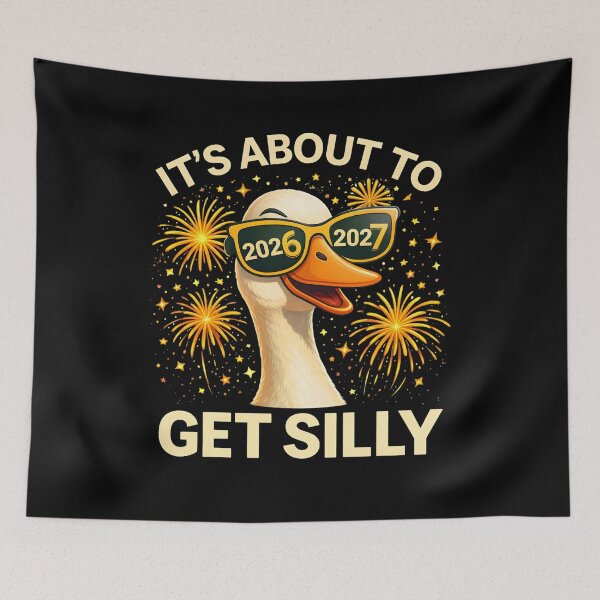 Item preview, It’s About to Get Silly T-Shirt, Funny Goose New Year 2026 2027 Shirt Gift, Silly Party Humor Graphic Tee designed and sold by JoyBoyStudio1.