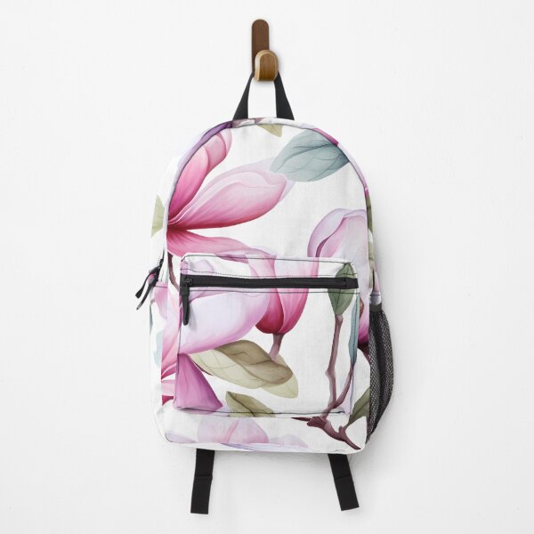 Item preview, Soft Pink Magnolia Seamless Pattern on White Background designed and sold by CharlieDesings.