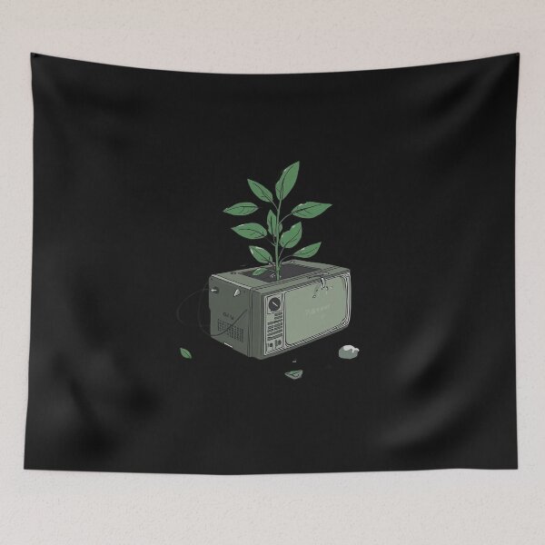 Item preview, Nature Grows From Broken Technology designed and sold by Katzpy.