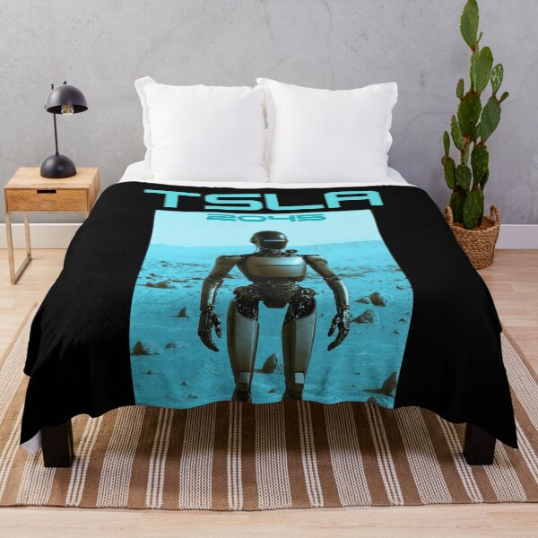 Item preview, tesla humanoid robot art designed and sold by TEEJAMBOREE.