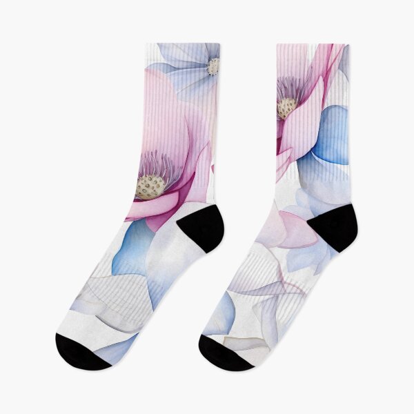 Item preview, Soft Pink Magnolia Seamless Pattern on White Background designed and sold by CharlieDesings.