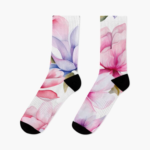 Item preview, Soft Pink Magnolia Seamless Pattern on White Background designed and sold by CharlieDesings.