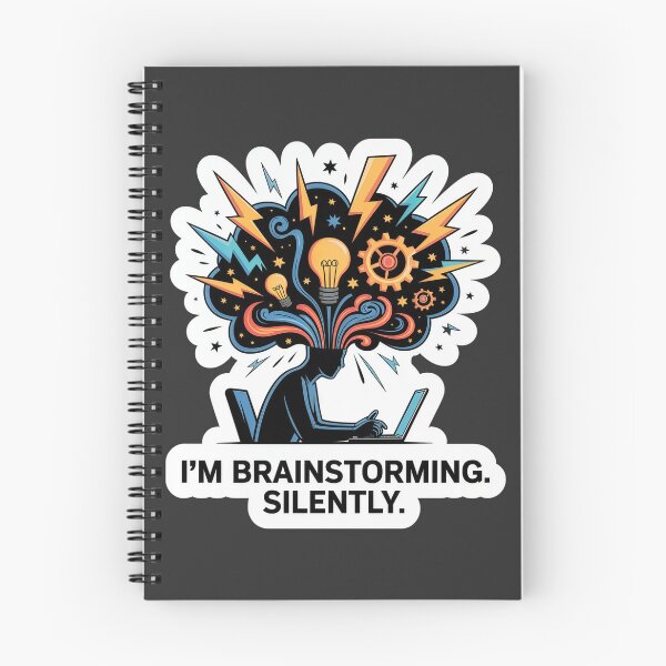 Item preview, I’m Brainstorming. Silently. – Creative Mind & Idea Explosion Design designed and sold by WatchesAndMore.