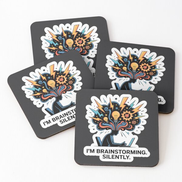 Item preview, I’m Brainstorming. Silently. – Creative Mind & Idea Explosion Design designed and sold by WatchesAndMore.