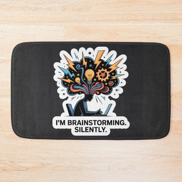 Item preview, I’m Brainstorming. Silently. – Creative Mind & Idea Explosion Design designed and sold by WatchesAndMore.