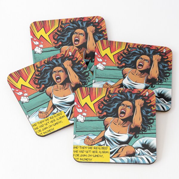 Item preview, Sunday Morning Realization | Comic Pop Art Illustration designed and sold by DiamondSkyShirt.