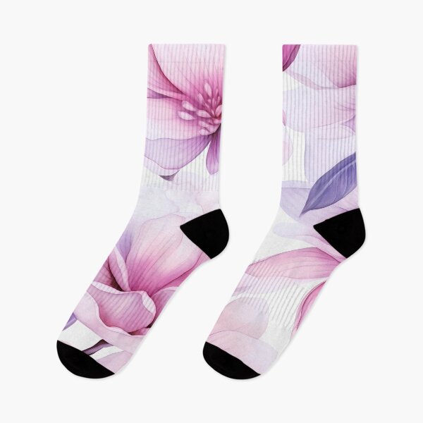 Item preview, Soft Pink Magnolia Seamless Pattern on White Background designed and sold by CharlieDesings.