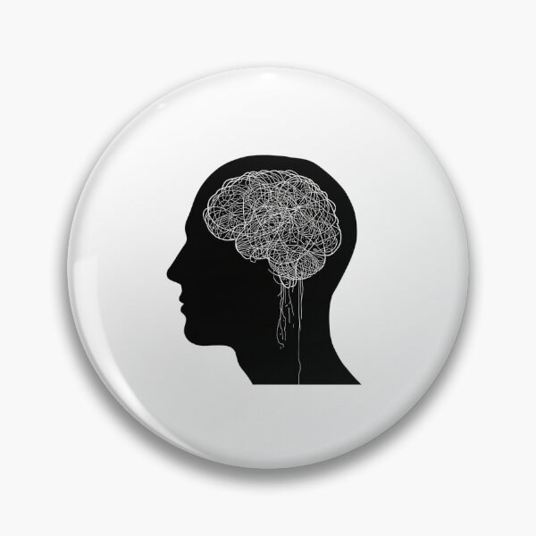 Item preview, Tangled Thoughts – Overthinking Mind Illustration designed and sold by Katzpy.