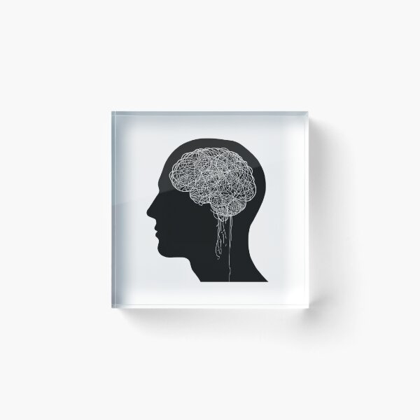 Item preview, Tangled Thoughts – Overthinking Mind Illustration designed and sold by Katzpy.