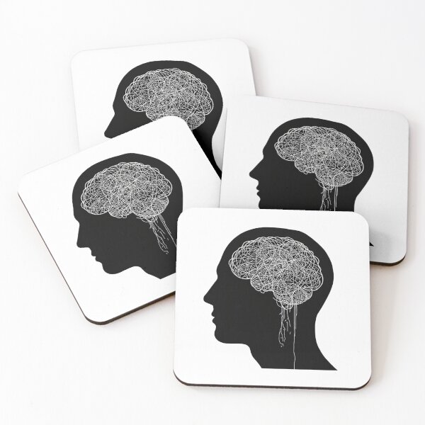 Item preview, Tangled Thoughts – Overthinking Mind Illustration designed and sold by Katzpy.